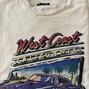 brandy melville west coast graphic tee